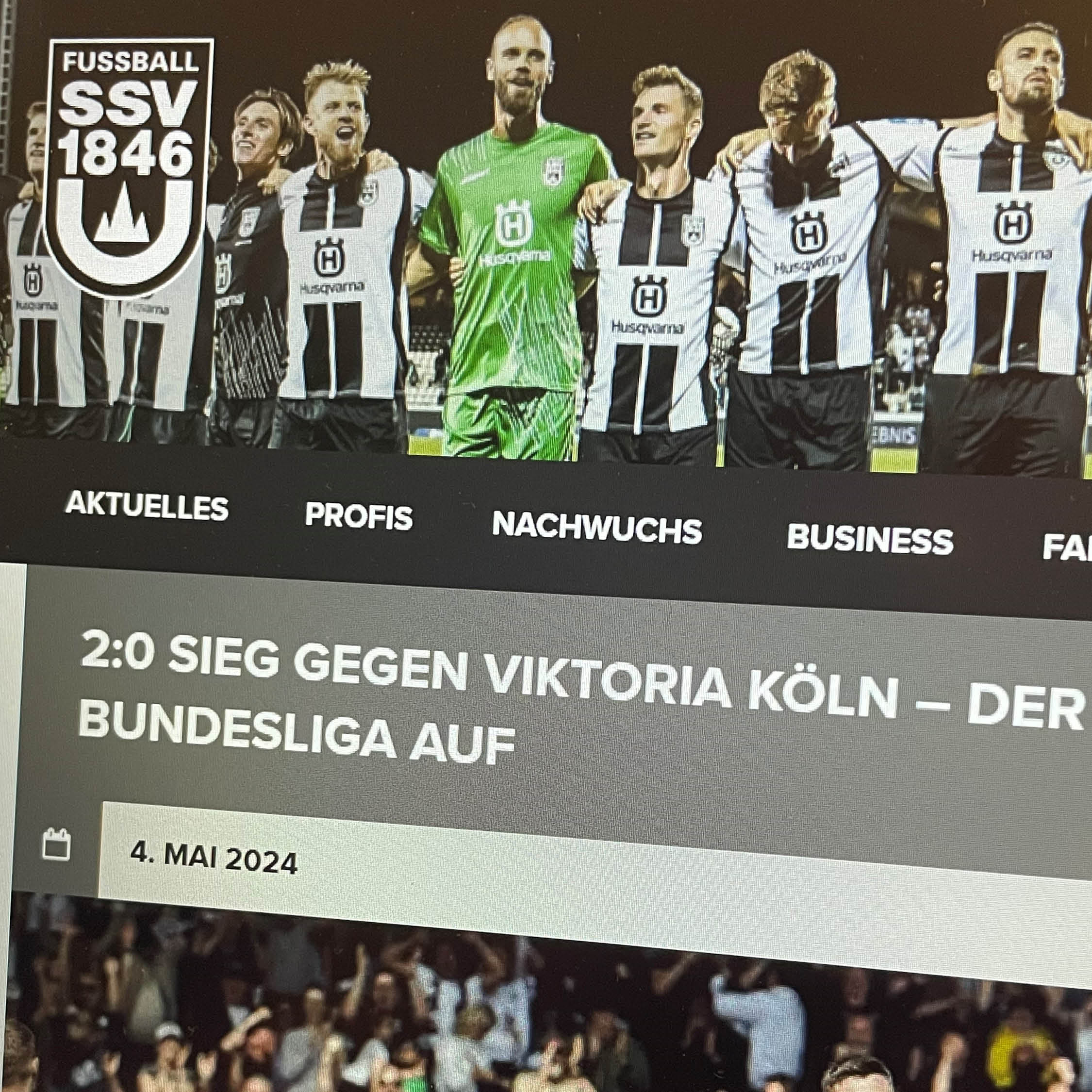 SSV Ulm 1846 Aufstieg 2. Bundesliga