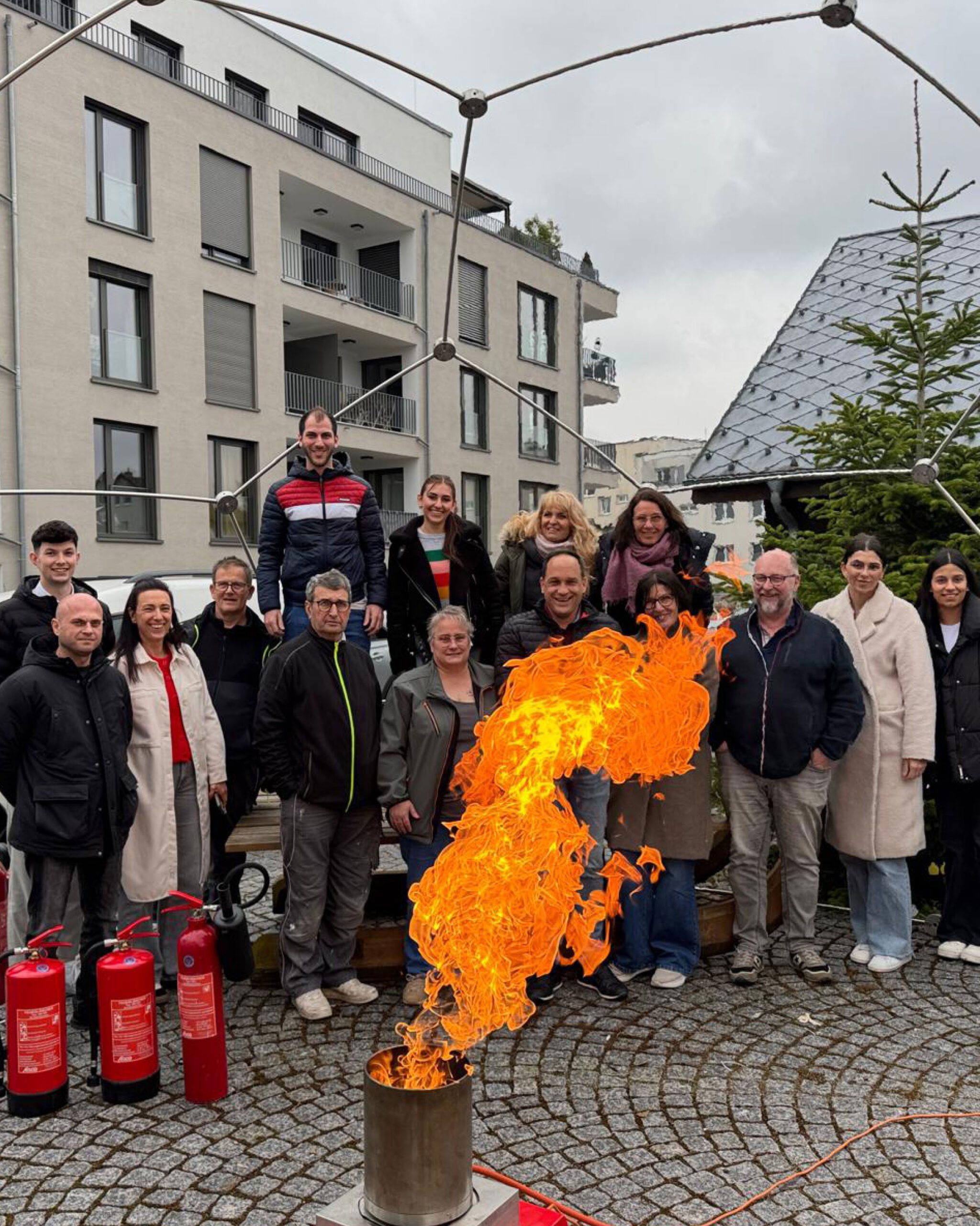 Ausbildung Betriebliche Brandschutzhelfer durch Heinzelmann GmbH Ulm