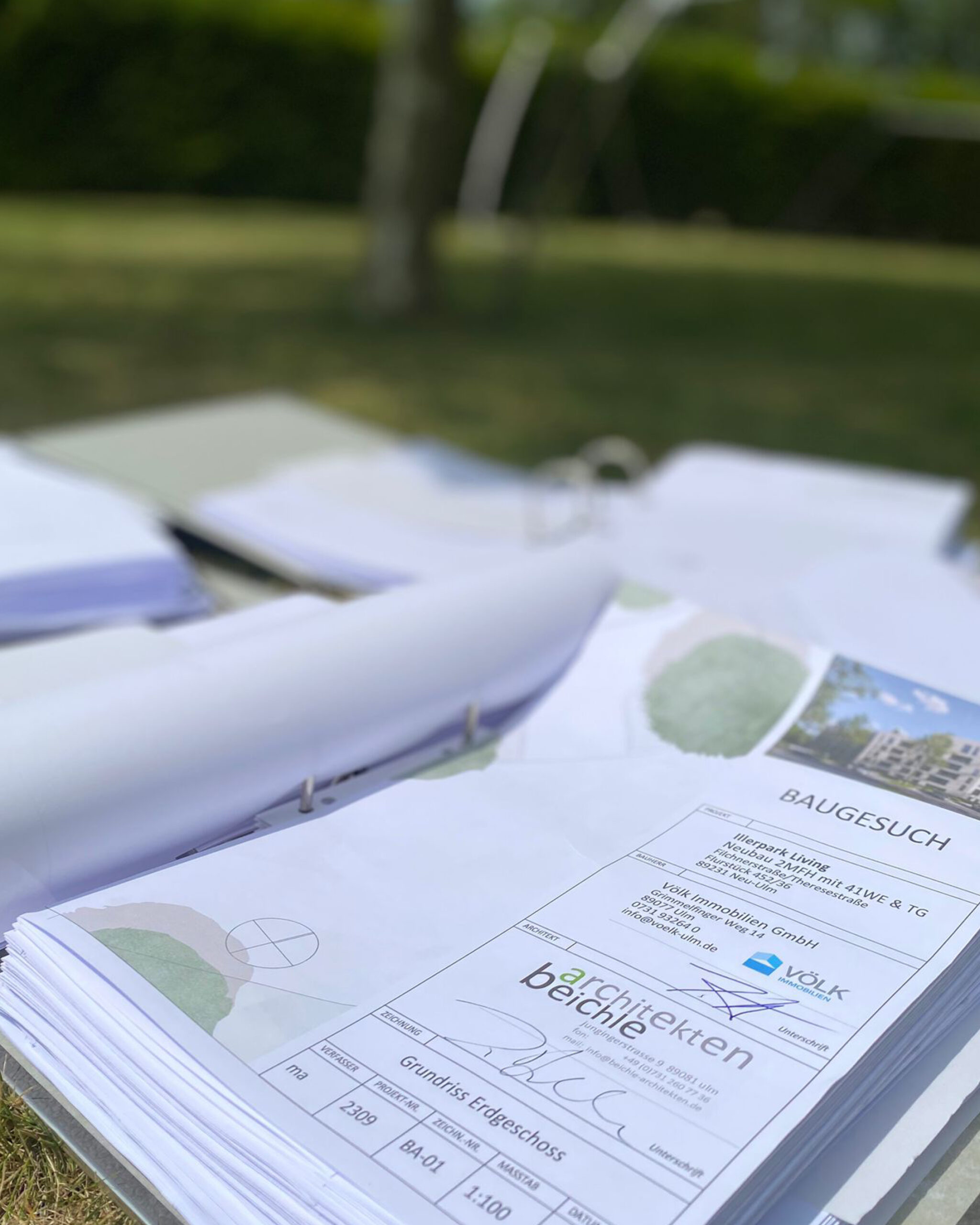 Baugenehmigung Stadt Neu-Ulm Illerpark Living