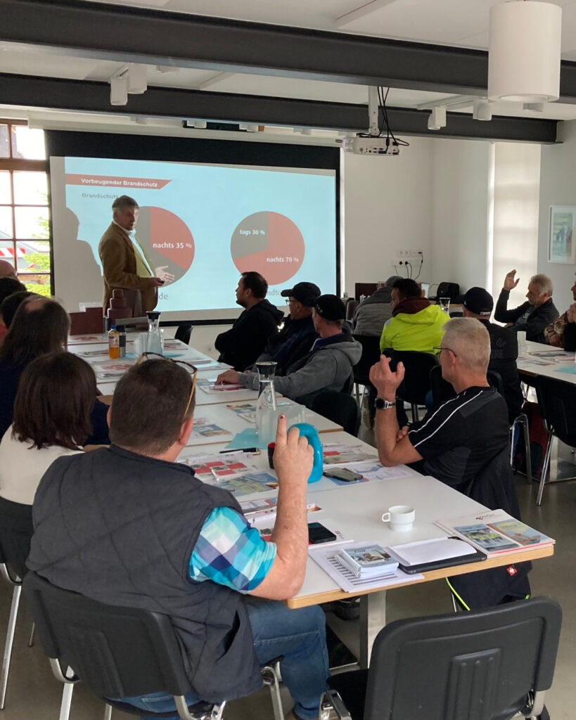 Brandschutzschulung wego Neu-Ulm Zapp Zimmermann mein hausservice VÖLK Firmengruppe